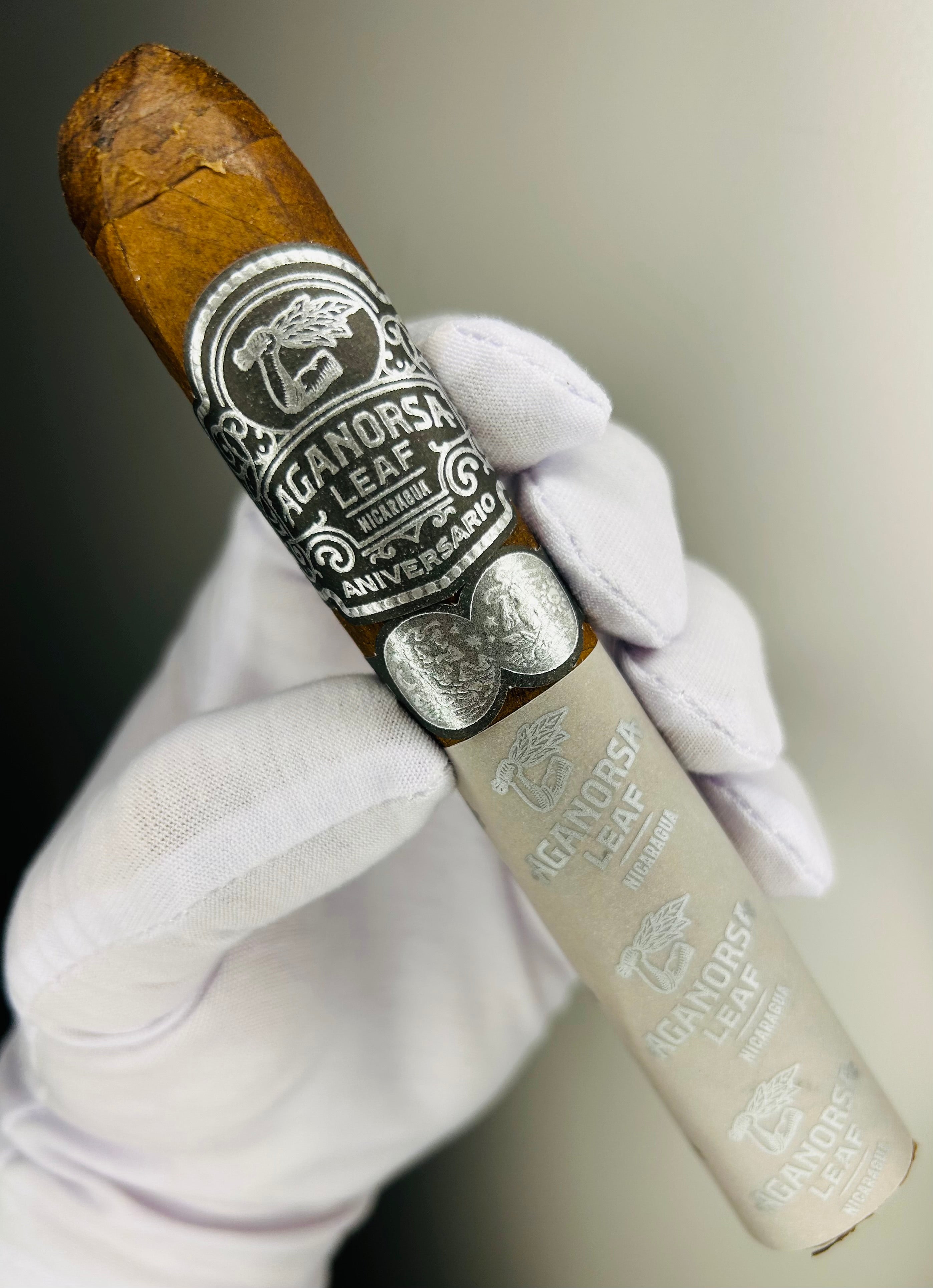 Charuto Aganorsa Leaf Anniversario Maduro Box Pressed Gran Toro